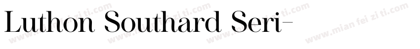 Luthon Southard Seri字体转换